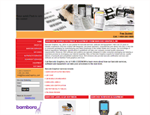 Tablet Screenshot of barcodegraphics.com